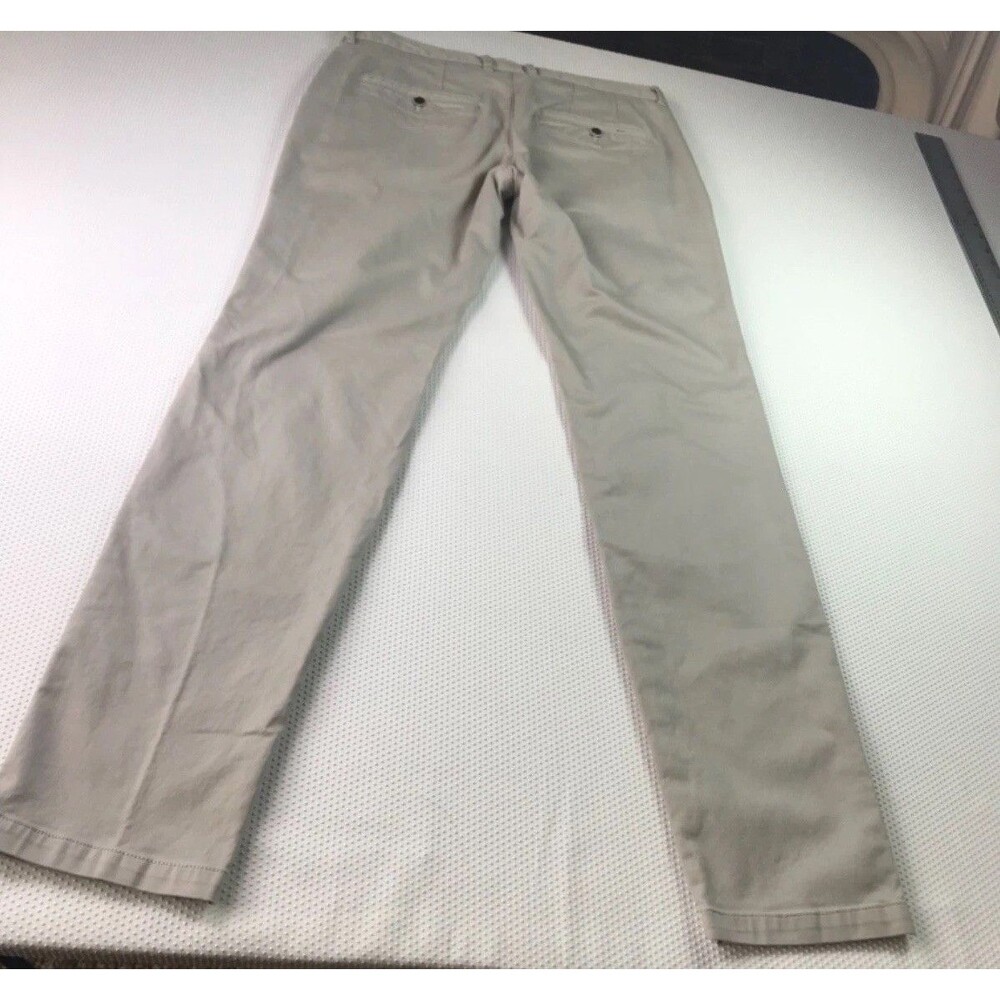 Perk Straight Slim Fit Stretch Chino Pants Men’s 32 X 34 Beige Tab Khaki - Picture 12 of 15